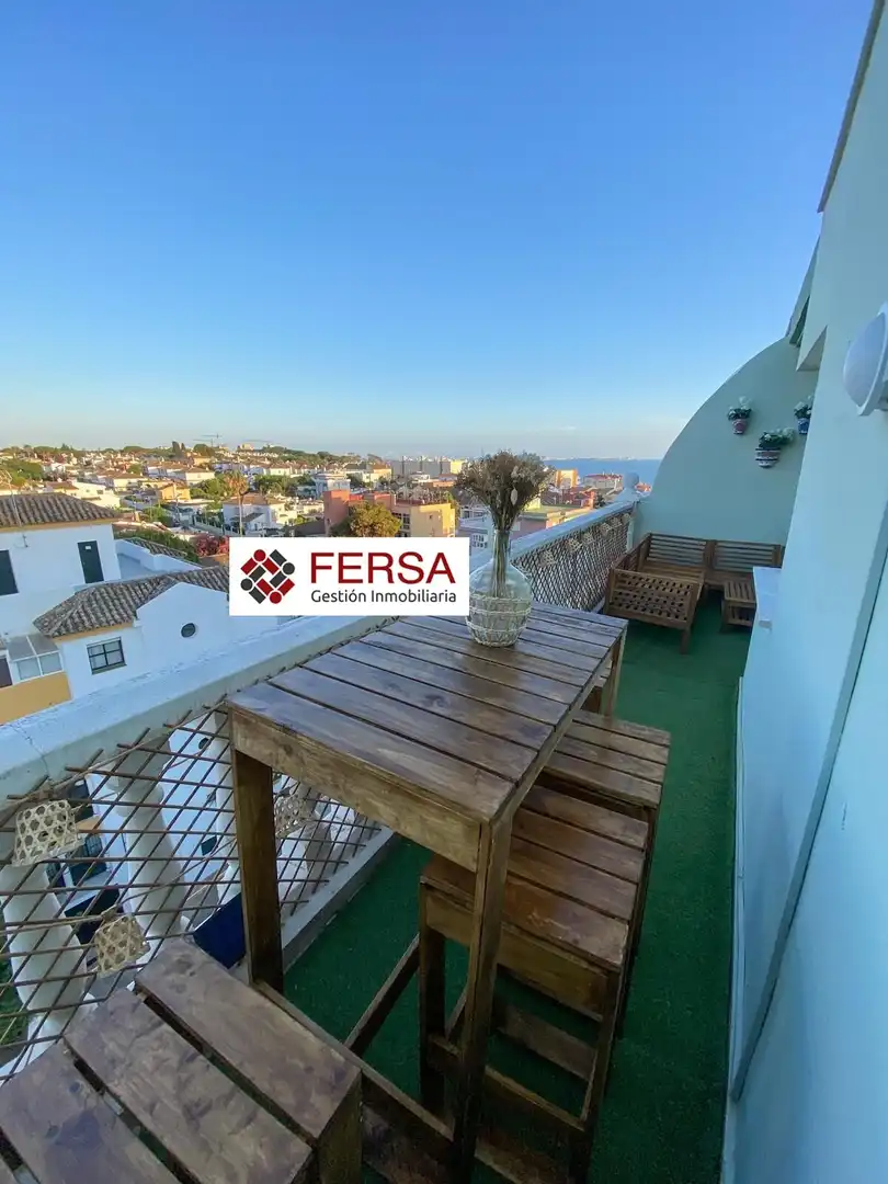 Terrassa de Dúplex de lloguer en El Puerto de Santa María amb Terrassa, Moblat i Balcó