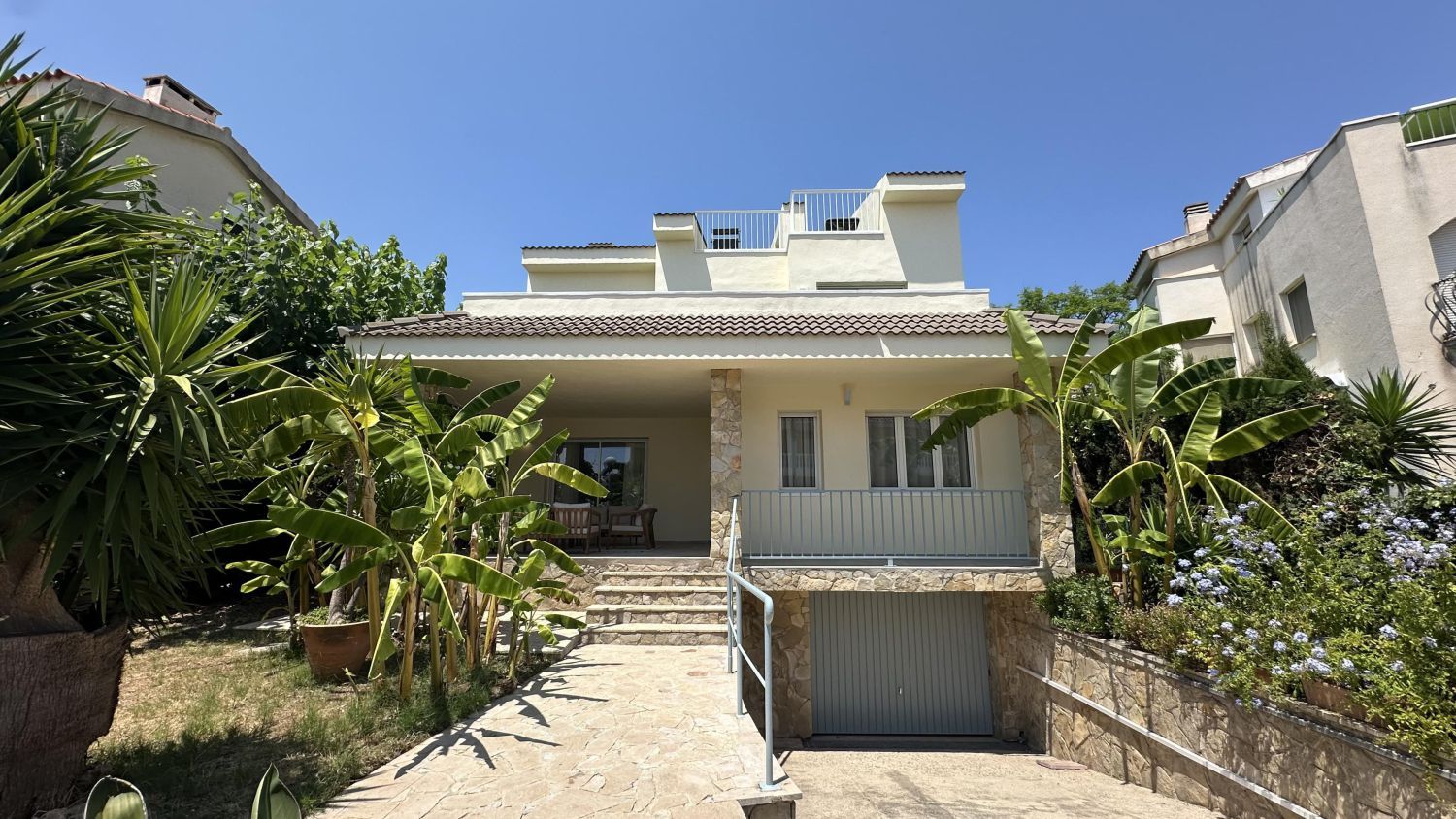 Exterior view of House or chalet for sale in Sant Carles de la Ràpita  with Air Conditioner, Heating and Private garden