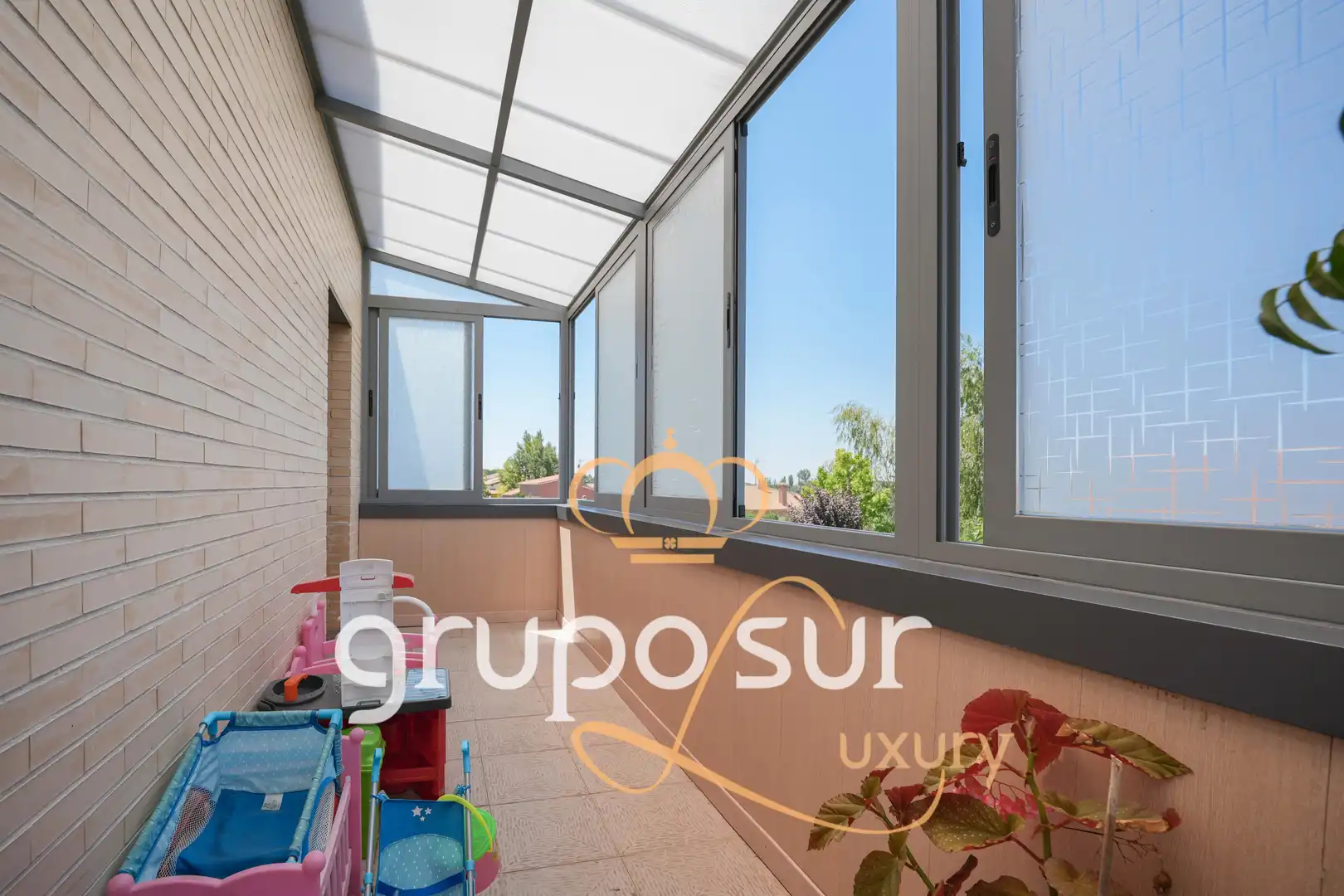 Terraza de Casa o chalet en venta en Aldeamayor de San Martín con Calefacción, Jardín privado y Terraza