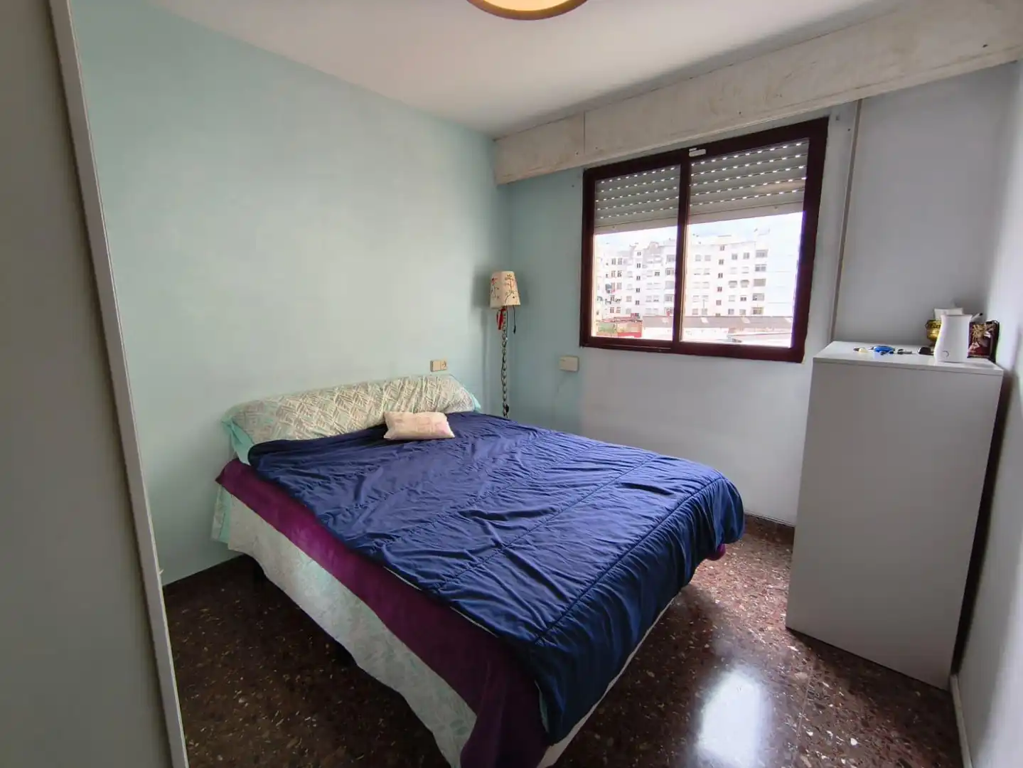Schlafzimmer von Wohnung zur Miete in Gandia mit Klimaanlage, Möbliert und Balkon
