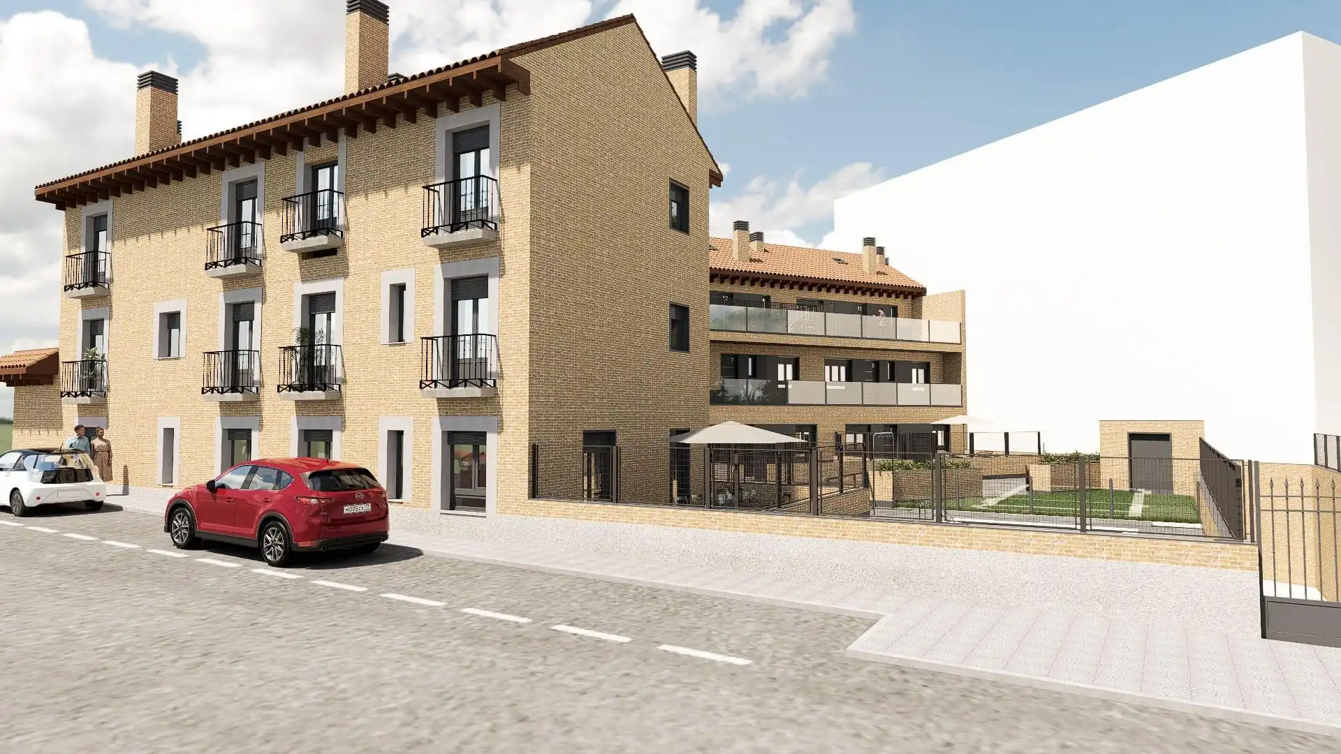 Exterior view of Flat for sale in Navalcarnero  with Heating, Private garden and Terrace