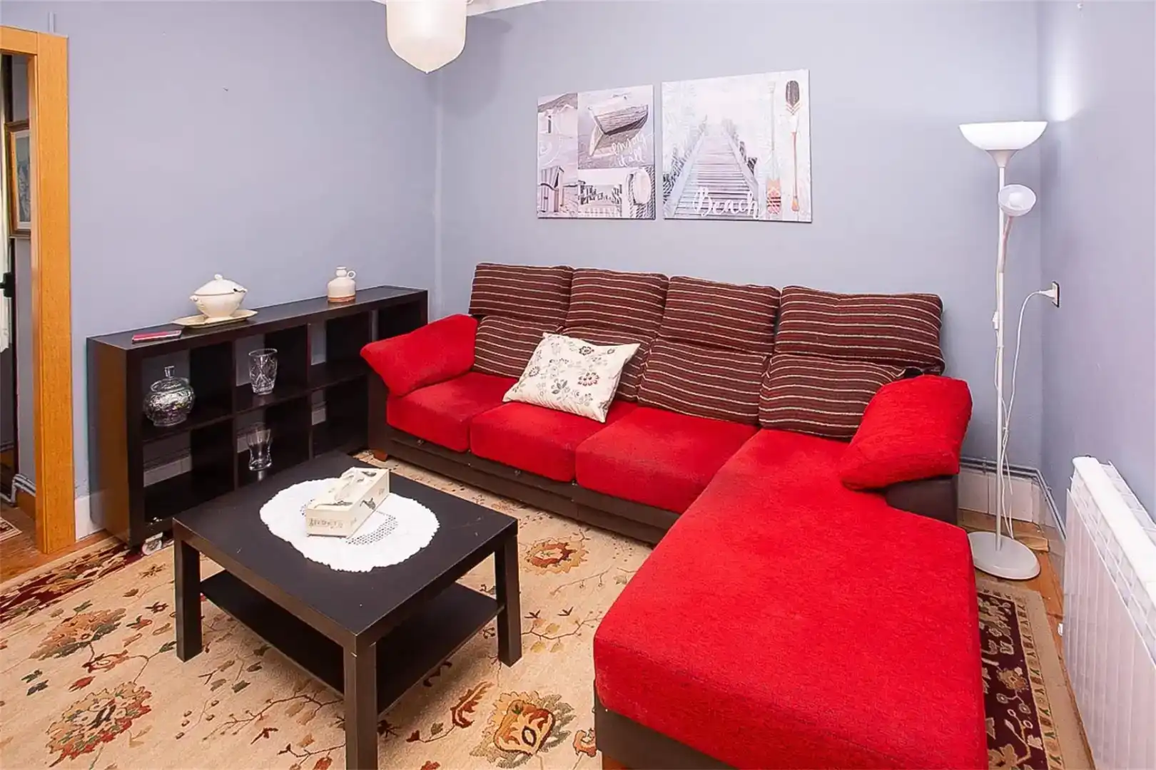 Sala d'estar de Casa adosada en venda en Berberana
