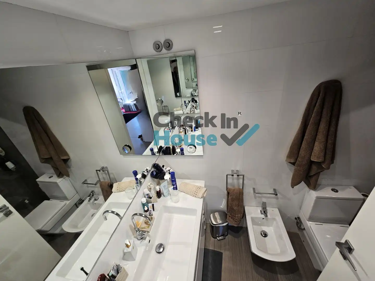 Badezimmer von Wohnungen zur Miete in Castell d'Aro, Platja d'Aro i s'Agaró mit Heizung und Privatgarten