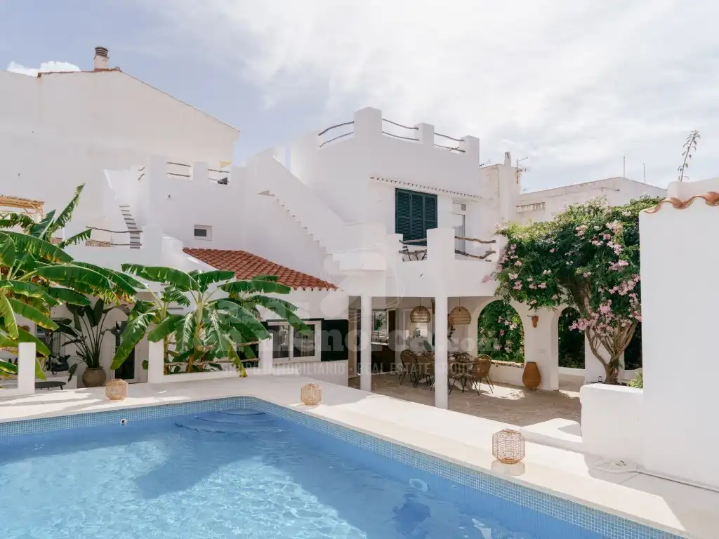 Terraza de Casa o chalet en venta en Es Castell con Aire acondicionado, Calefacción y Jardín privado