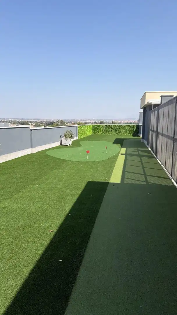 Terraza de Ático de alquiler en Murcia con Aire acondicionado, Calefacción y Jardín privado