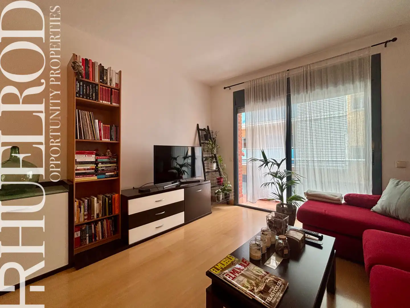 Wohnzimmer von Wohnung zum Verkauf in Badalona mit Klimaanlage, Heizung und Parkett