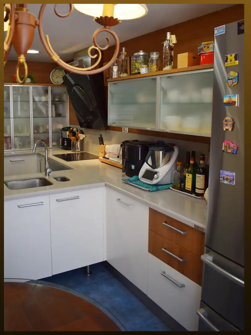 Cocina de Casa adosada en venta en Lardero con Aire acondicionado, Calefacción y Terraza