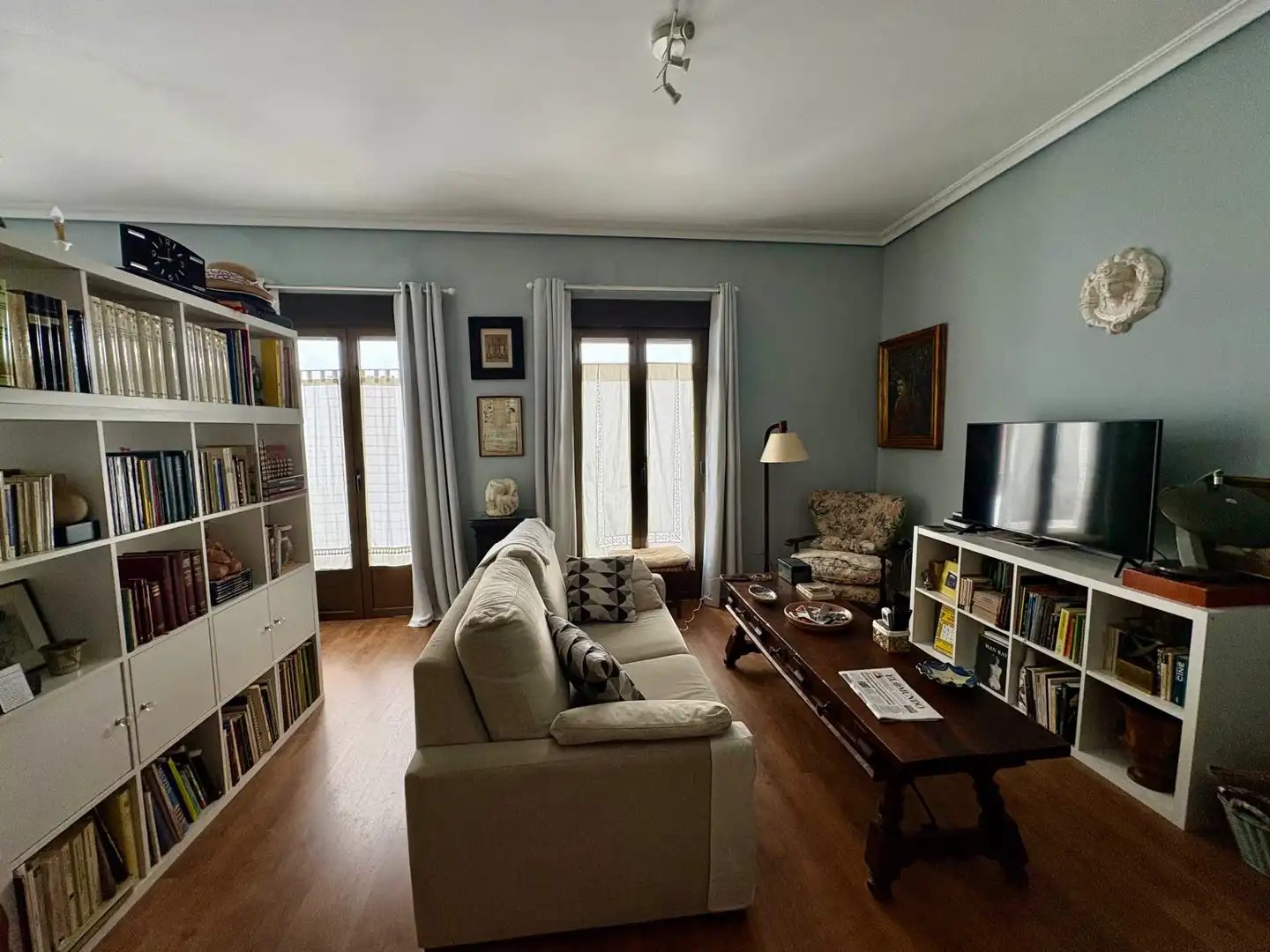 Sala d'estar de Pis en venda en Llerena amb Aire condicionat, Parquet i Terrassa