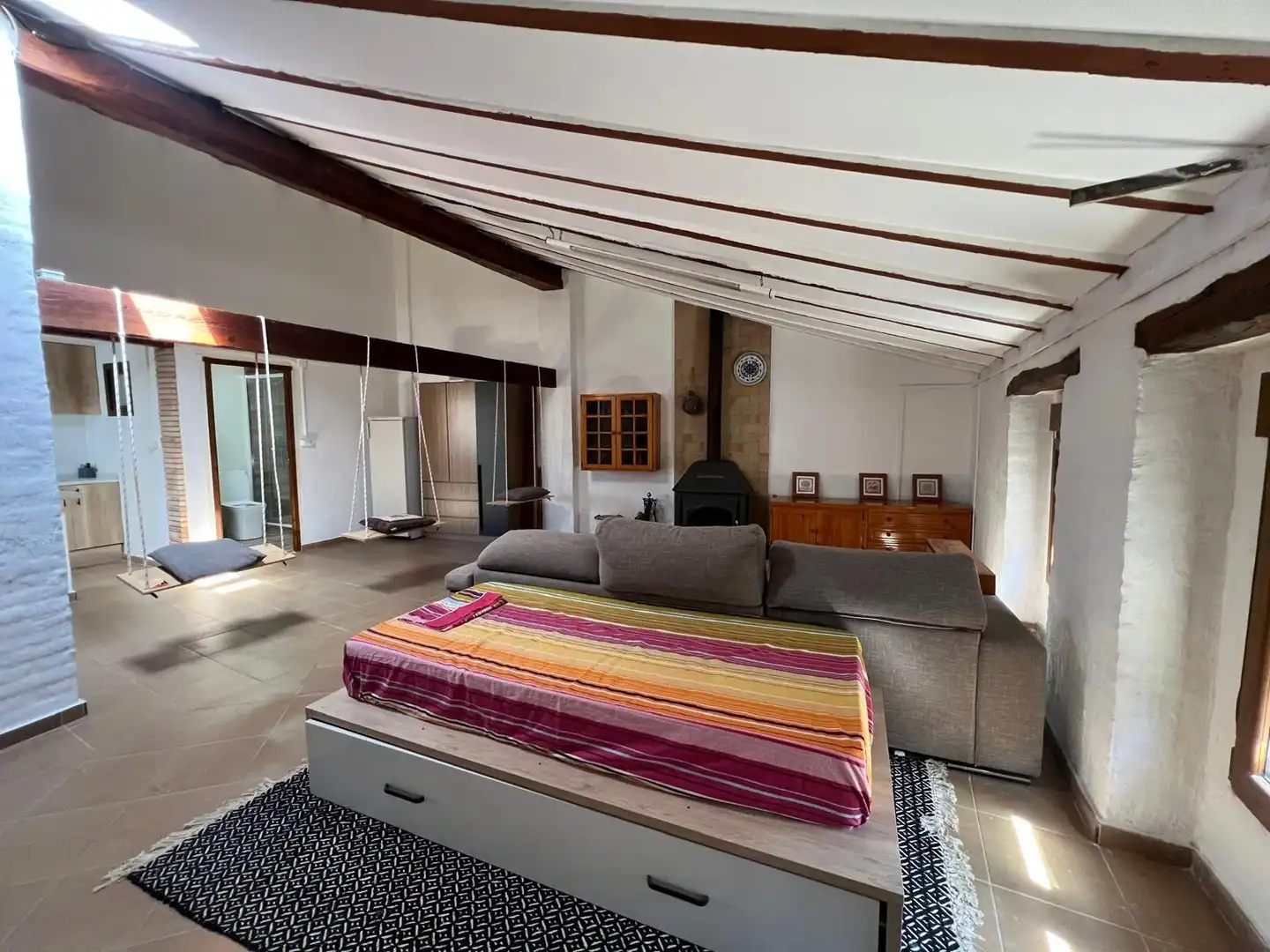 Sala d'estar de Casa o xalet en venda en Ontinyent amb Aire condicionat i Balcó