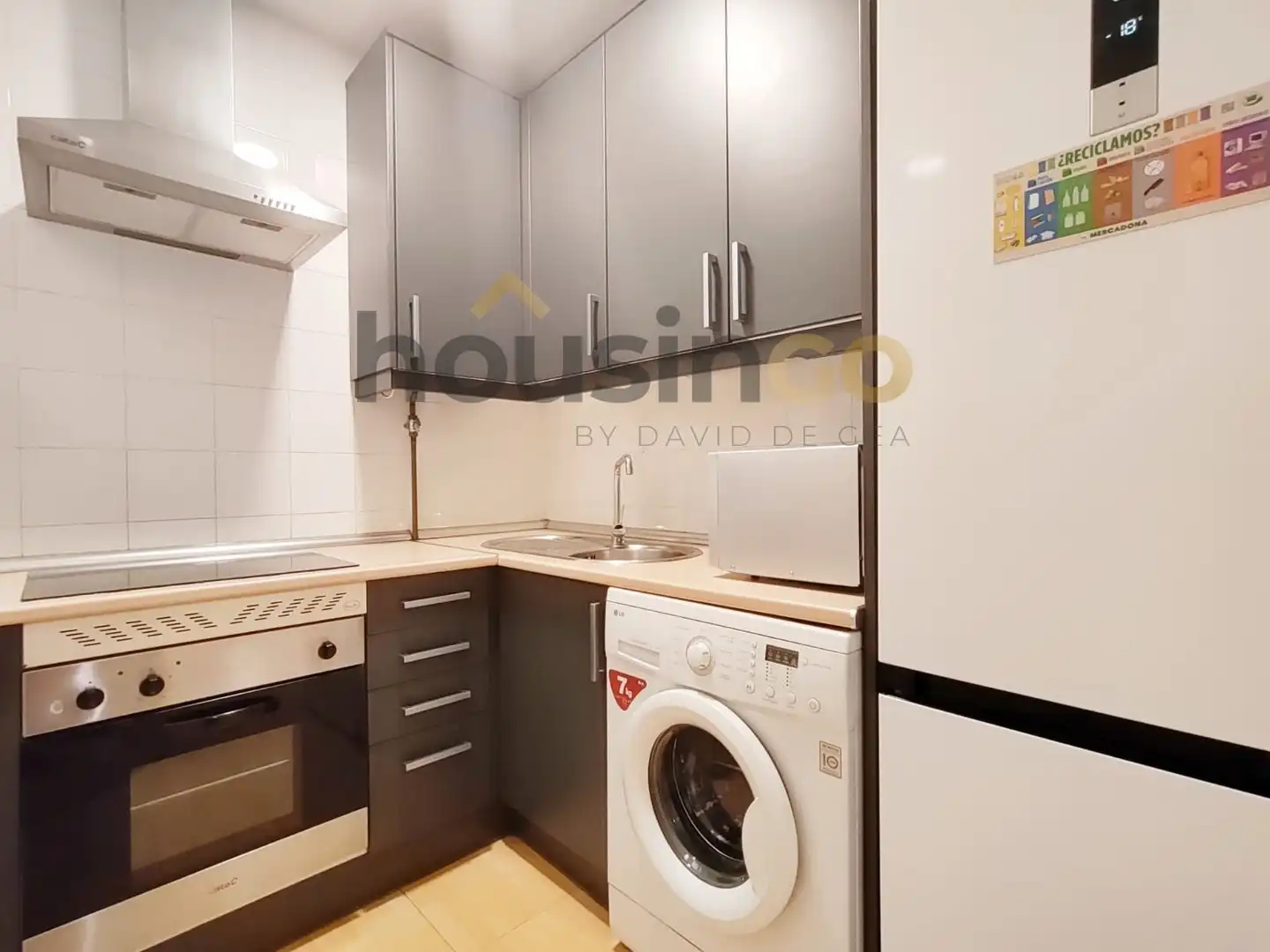 Kitchen of Flat for rent in Madrid  with Heating and Furnished