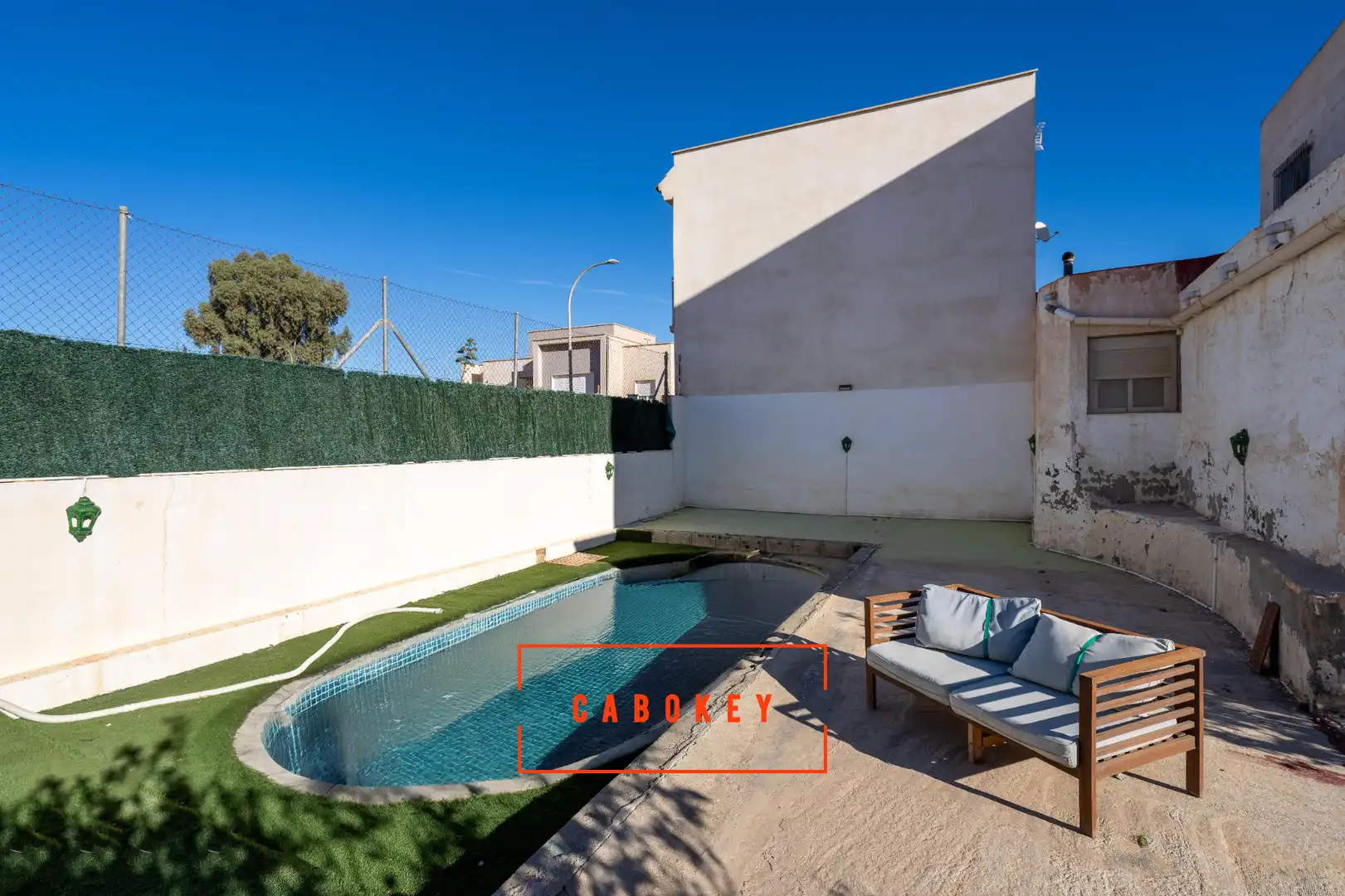 Piscina de Casa o xalet en venda en Tabernas amb Aire condicionat, Calefacció i Jardí privat