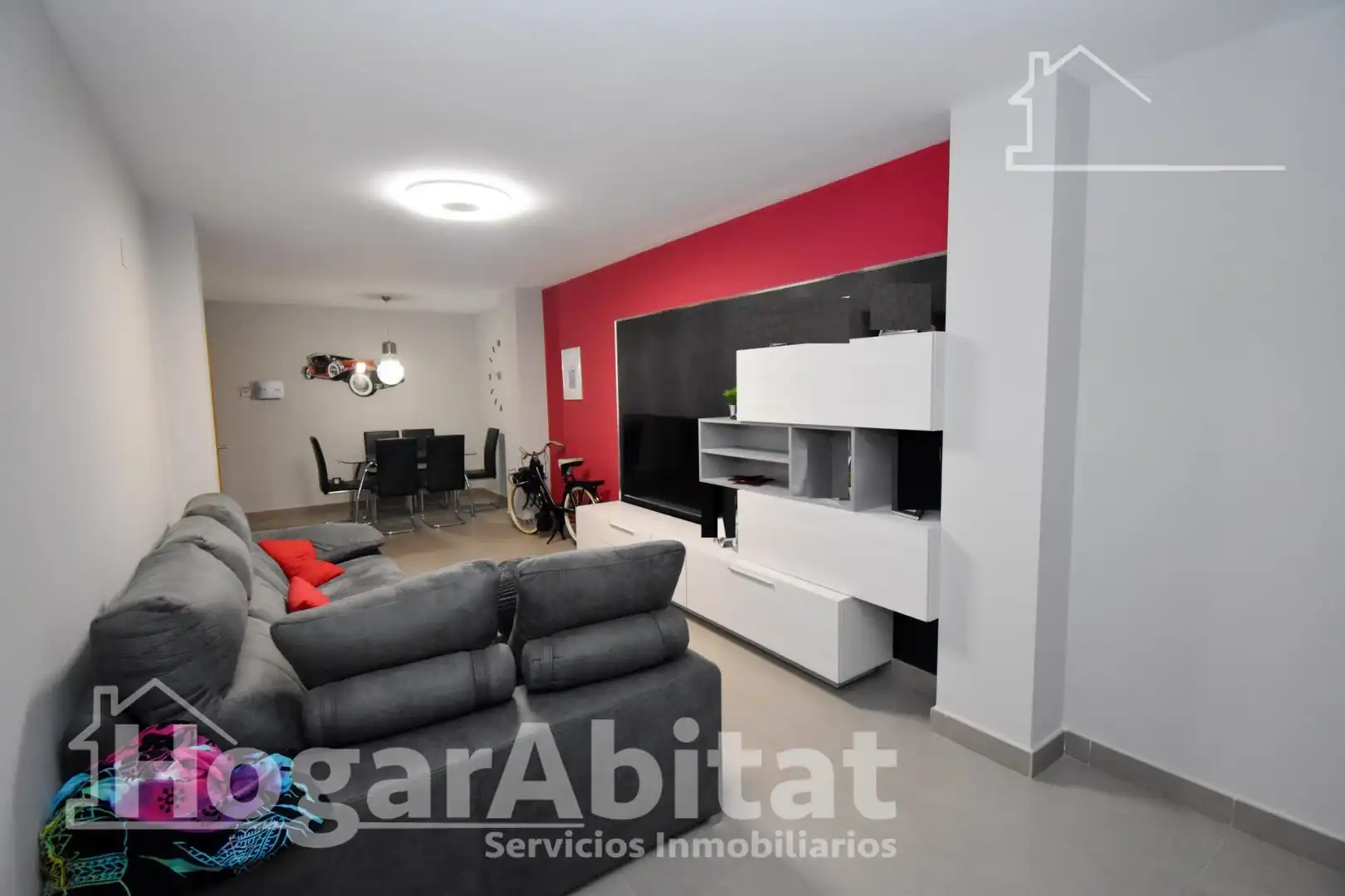 Sala de estar de Piso en venta en Almazora / Almassora con Aire acondicionado, Terraza y Trastero