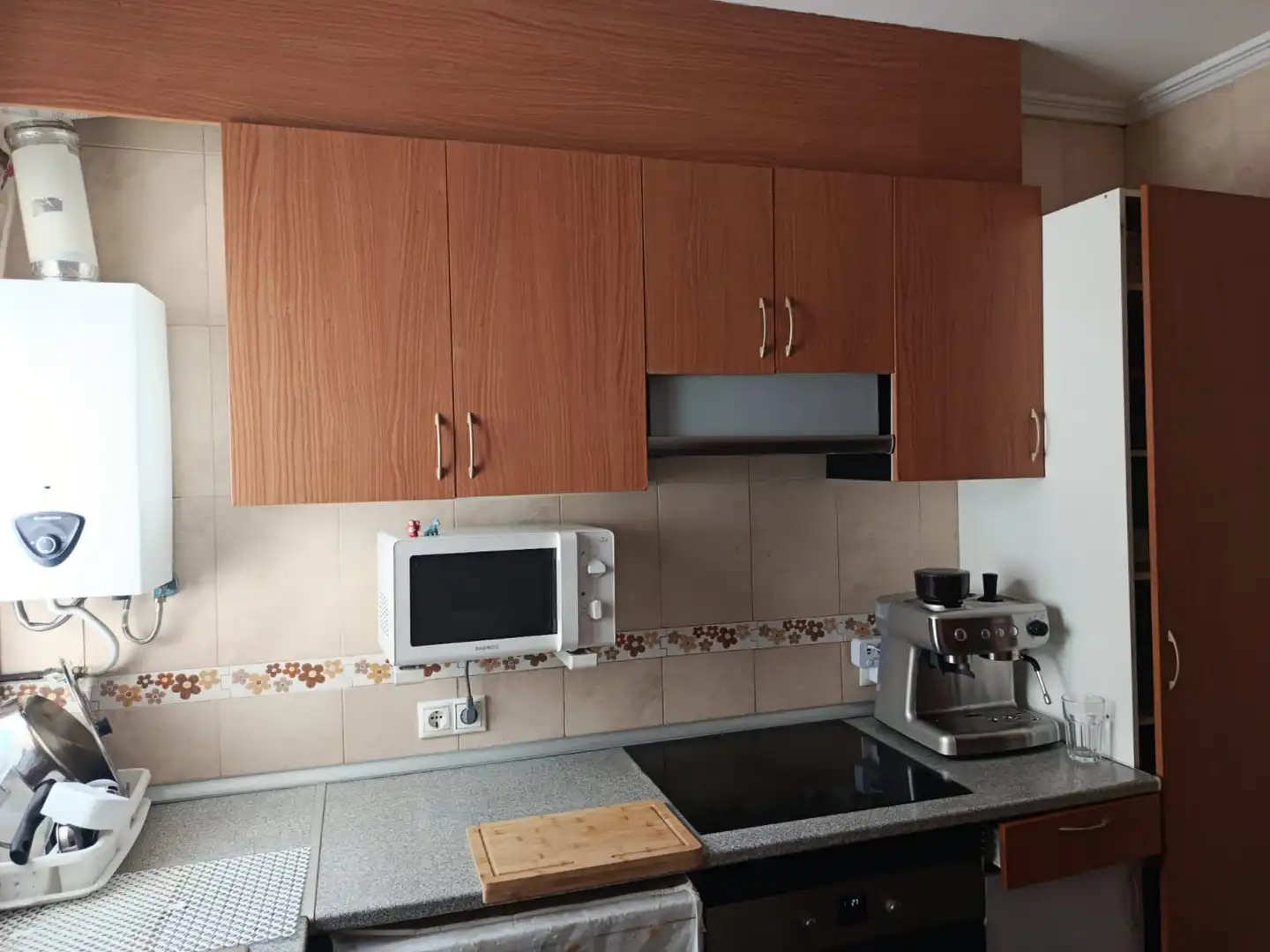 Küche von Wohnung zum Verkauf in Valencia mit Klimaanlage, Heizung und Balkon