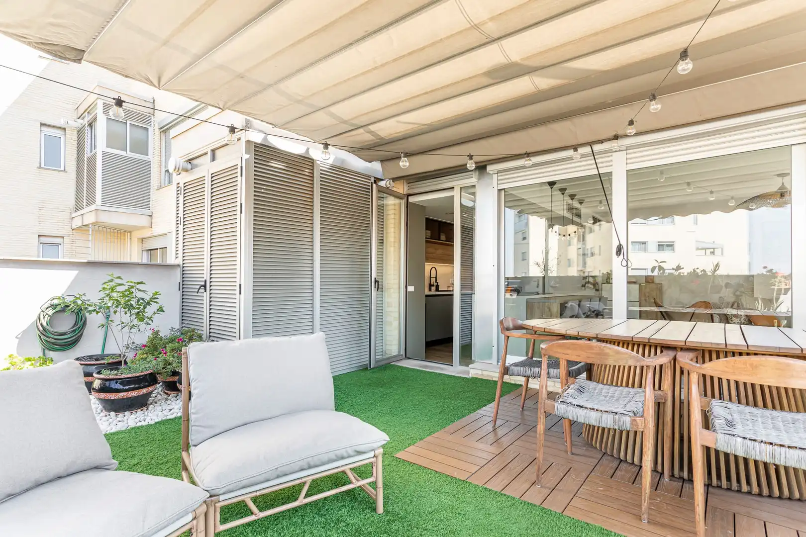 Terraza de Ático en venta en Valencia con Aire acondicionado, Calefacción y Jardín privado