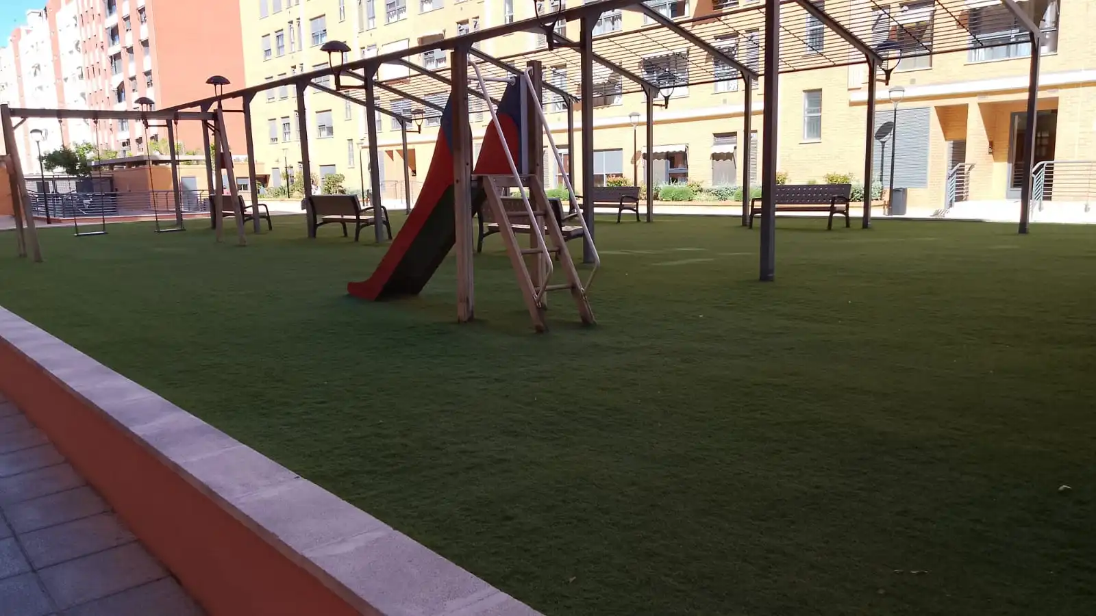 Terraza de Piso en venta en Valencia con Jardín privado, Parquet y Horno