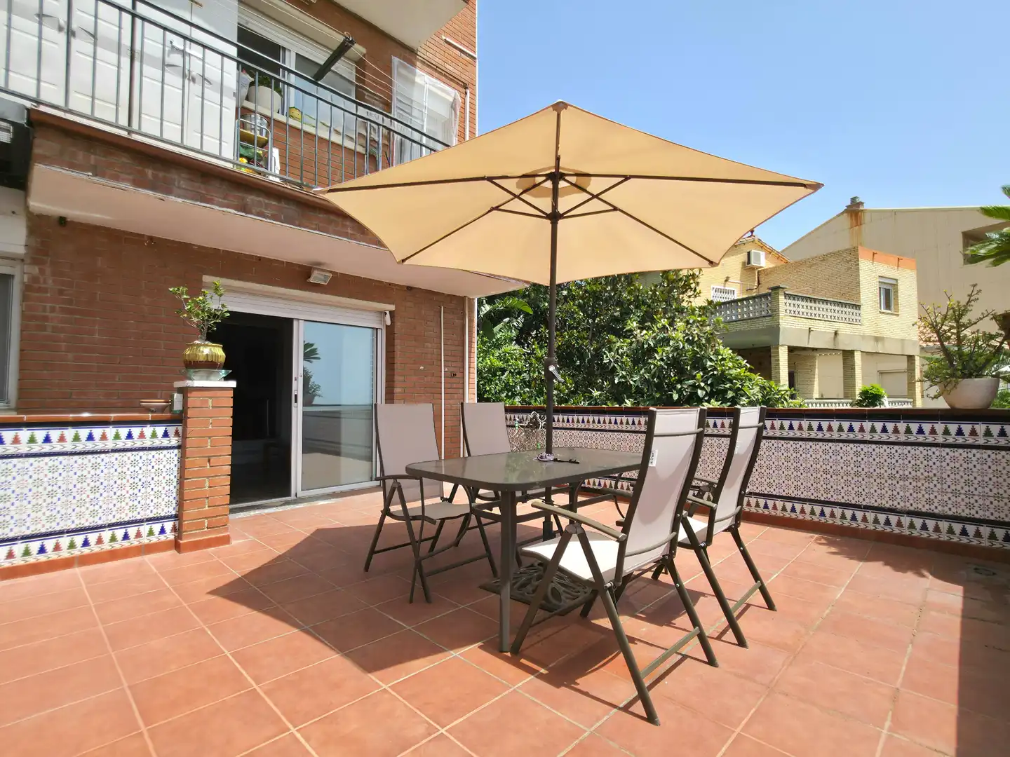 Terraza de Casa o chalet en venta en Sant Vicenç Dels Horts con Aire acondicionado, Calefacción y Jardín privado