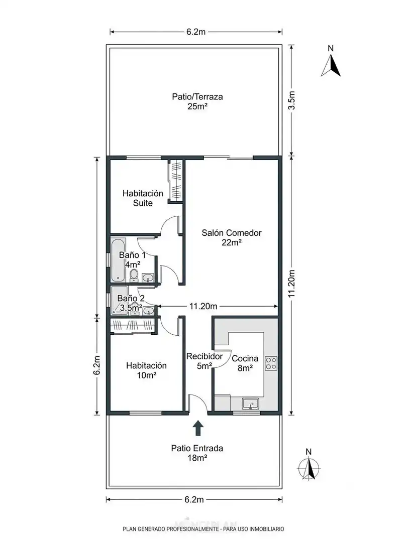 Apartament en venda en San Jorge / Sant Jordi amb Aire condicionat, Calefacció i Jardí privat