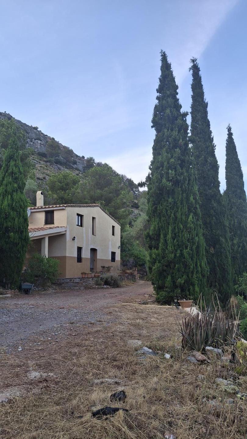 Vista exterior de Finca rústica en venda en Cabanes amb Jardí privat, Terrassa i Moblat