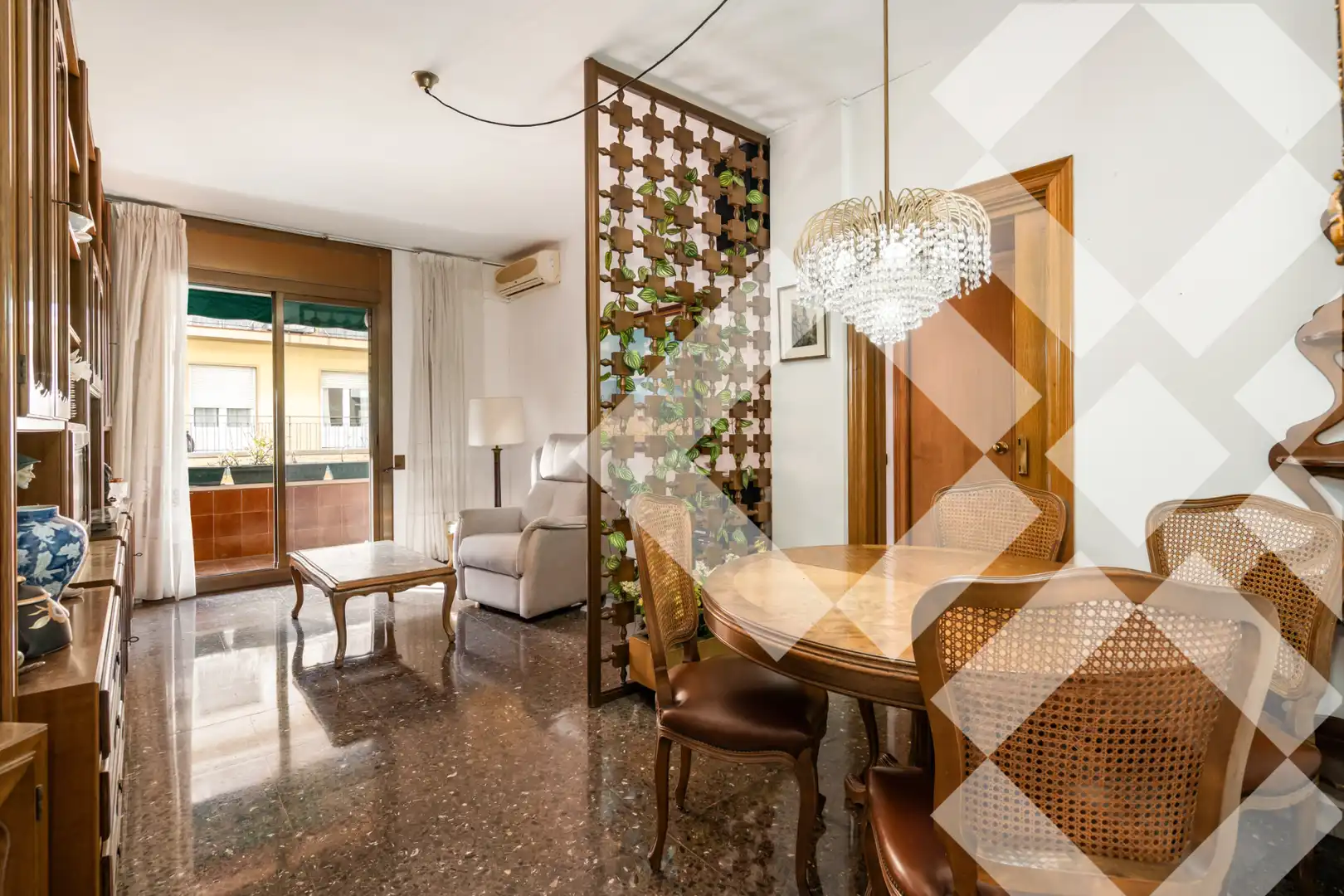 Living room of Flat for sale in Barcelona  with Air Conditioner, Terrace and Oven