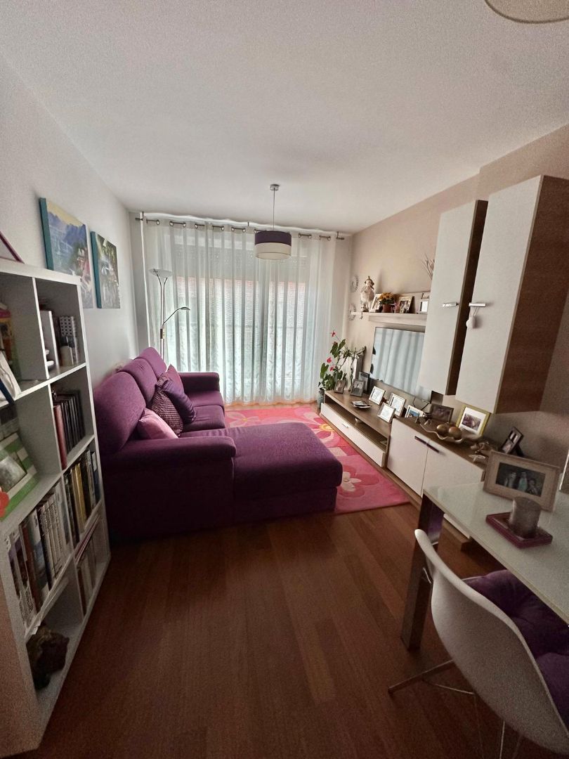 Living room of Flat to rent in Torrelavega   with Heating, Parquet flooring and Terrace