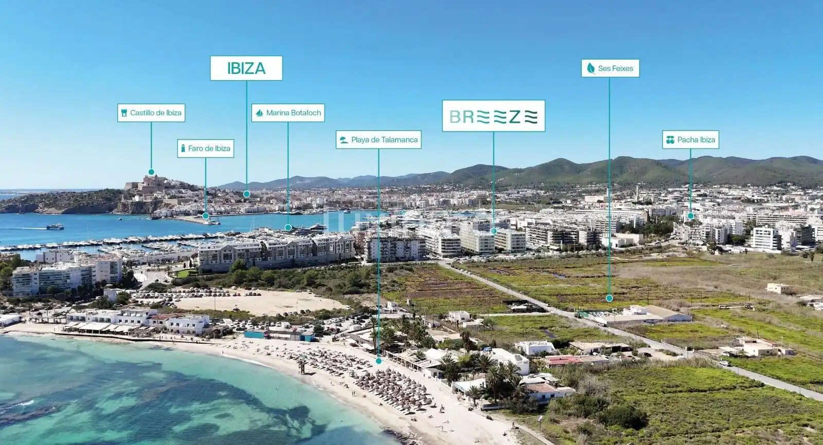 Appartement avec piscine à vendre à Marina Botafoc - Platja de Talamanca, imagen 15