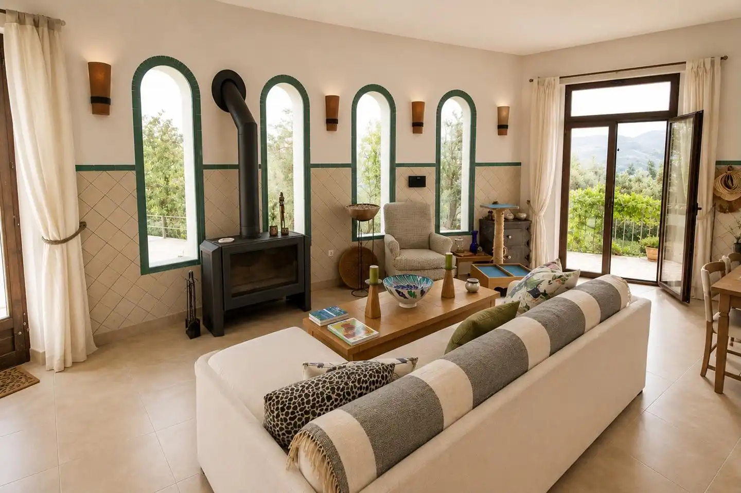 Sala d'estar de Casa o xalet en venda en El Valle amb Calefacció, Jardí privat i Terrassa