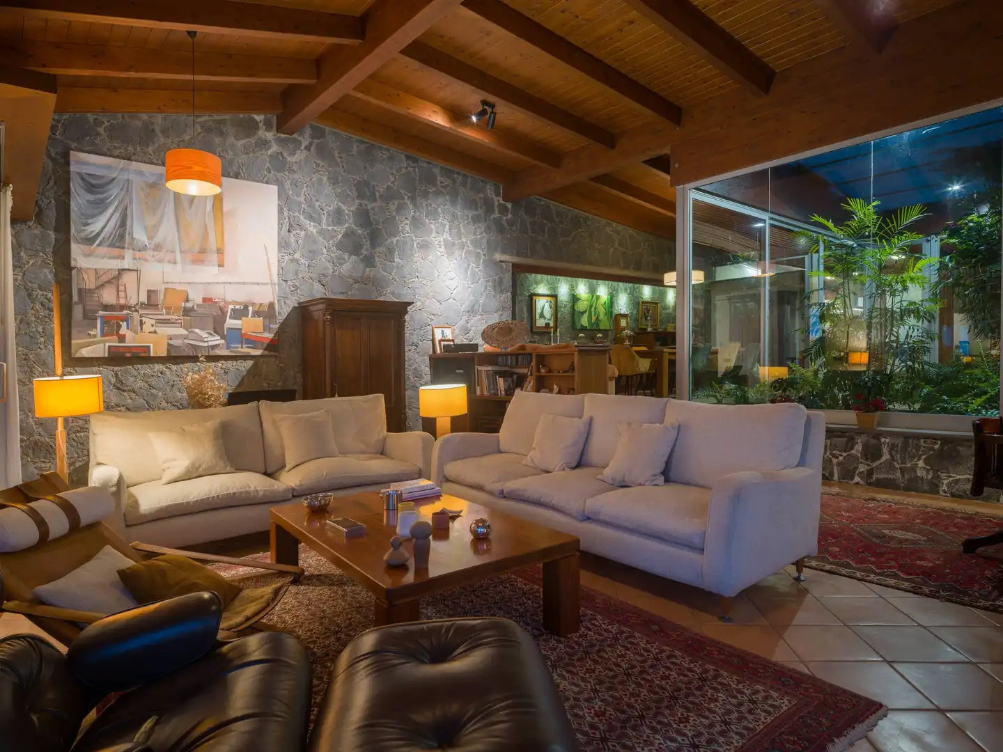 Sala de estar de Casa o chalet en venta en Tacoronte con Calefacción, Jardín privado y Terraza