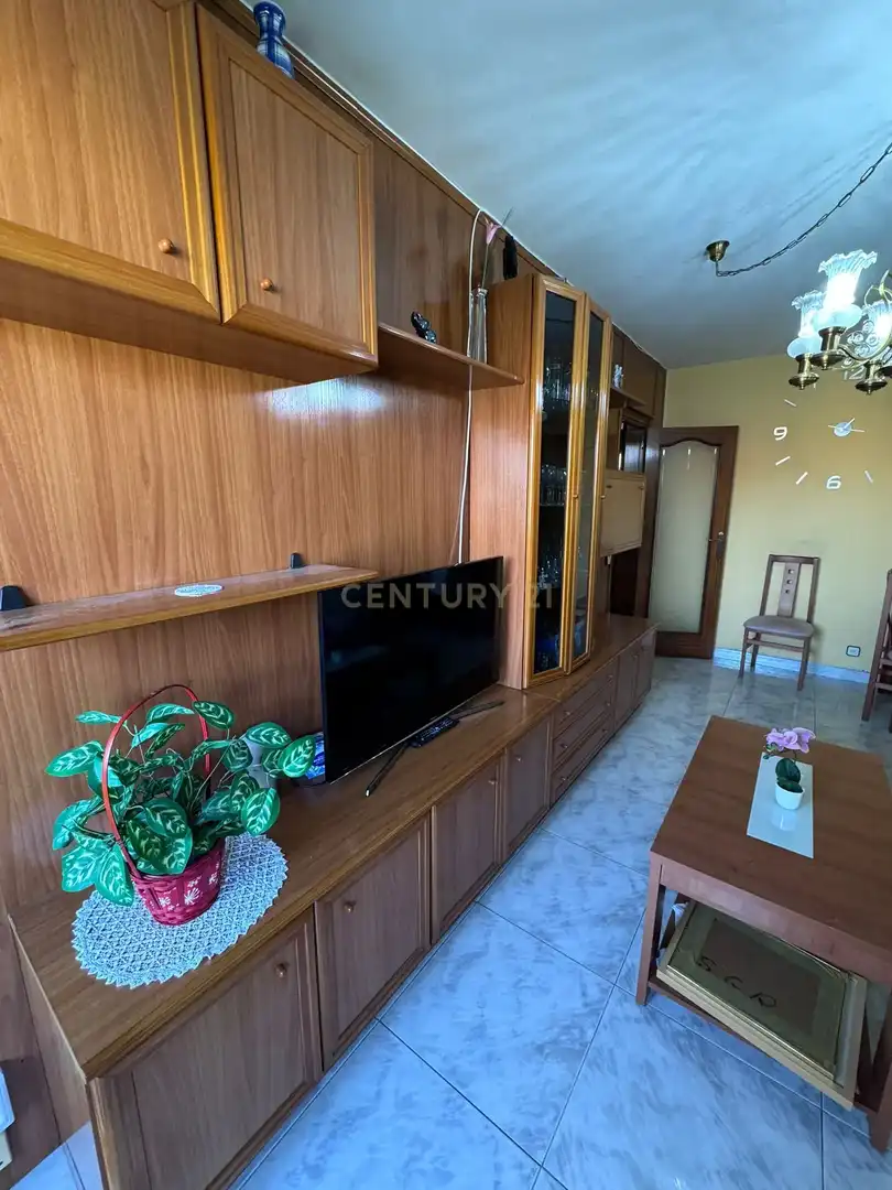 Sala de estar de Apartamento en venta en Badalona con Aire acondicionado y Balcón