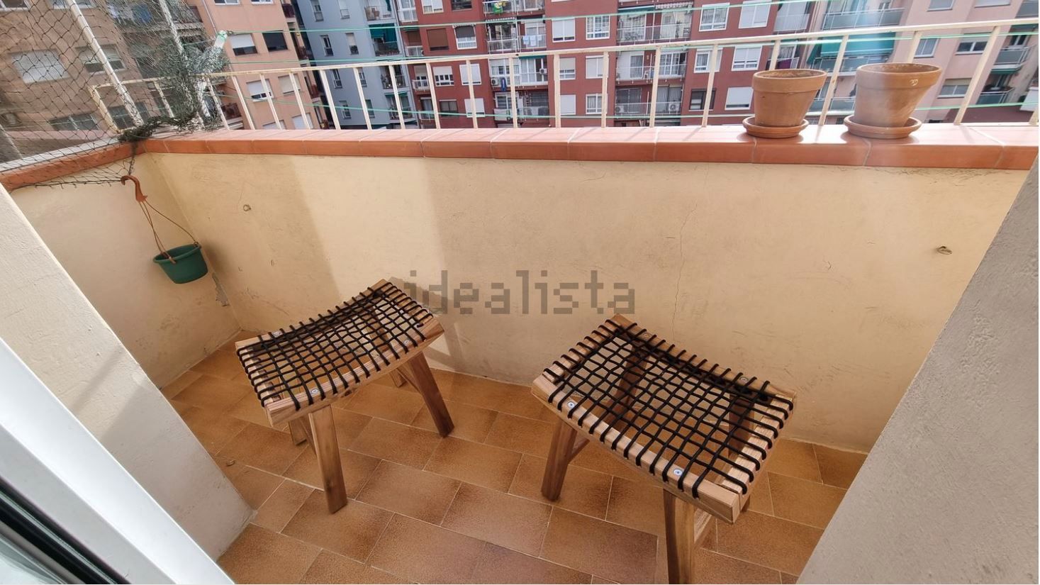 Balcony of Flat for sale in  Barcelona Capital  with Air Conditioner, Heating and Oven