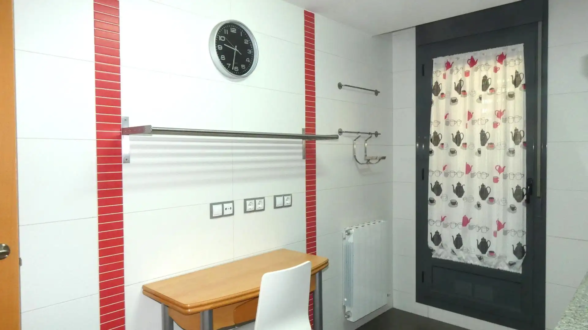 Cocina de Apartamento en venta en Alagón con Calefacción, Jardín privado y Parquet
