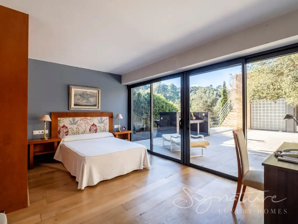 Dormitori de Casa o xalet en venda en Sant Cugat del Vallès amb Aire condicionat, Calefacció i Terrassa