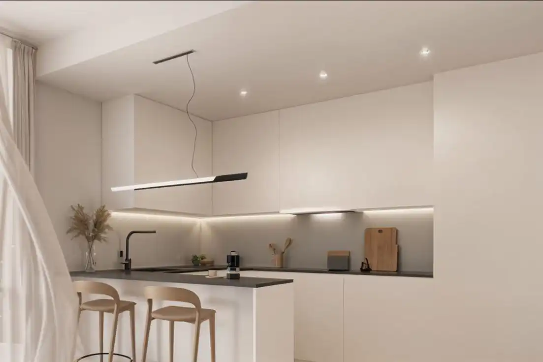 Cuina de Apartament en venda en Estepona amb Aire condicionat, Calefacció i Jardí privat
