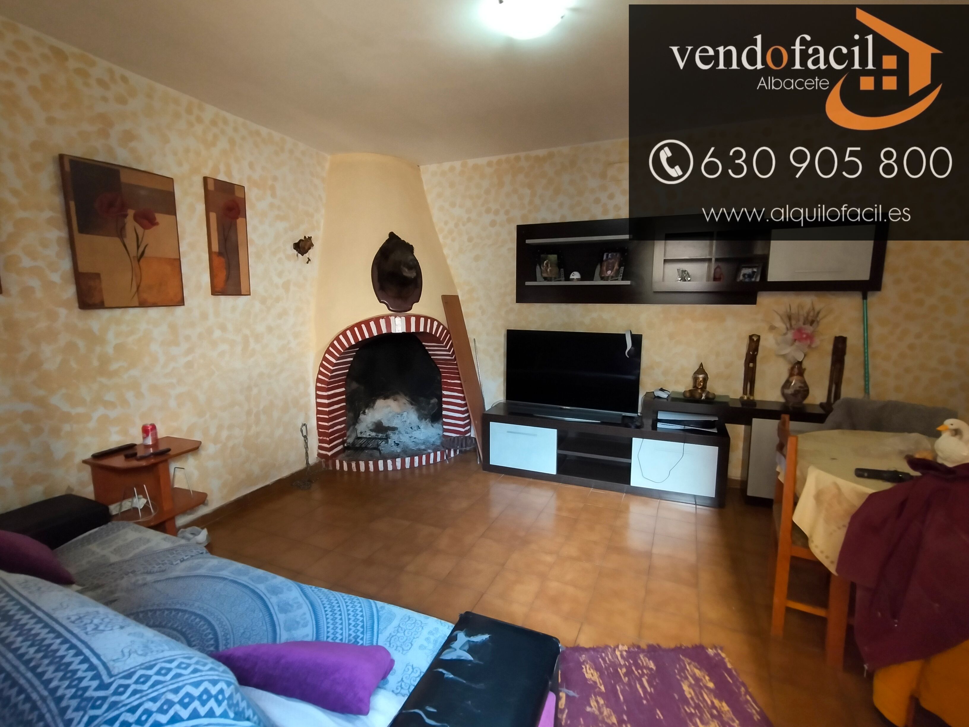 Sala de estar de Casa o chalet en venta en Ayna con Terraza, Amueblado y Balcón