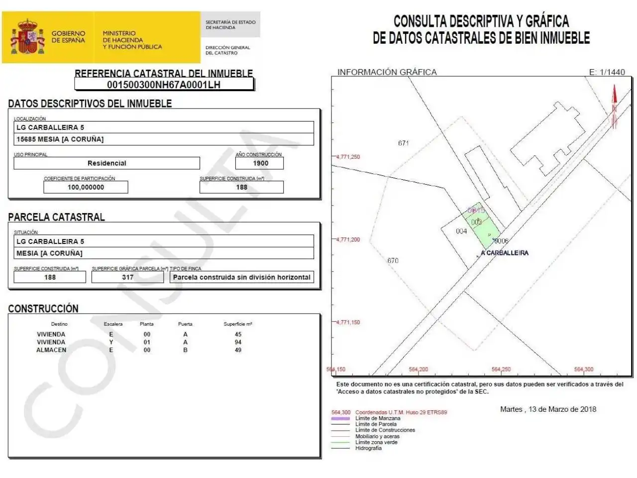 Casa o chalet en venta en Lugar Carballeira, 2, Mesía