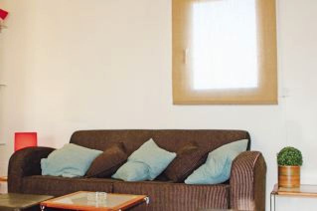 Sala de estar de Piso de alquiler en  Zaragoza Capital con Calefacción, Parquet y Amueblado