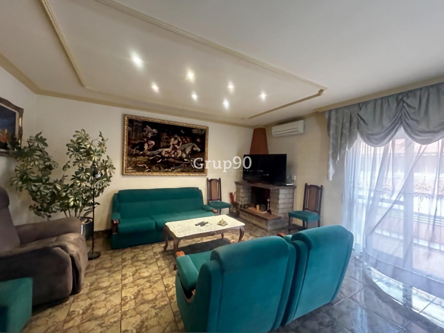 Living room of Flat for sale in  Lleida Capital  with Air Conditioner, Heating and Balcony