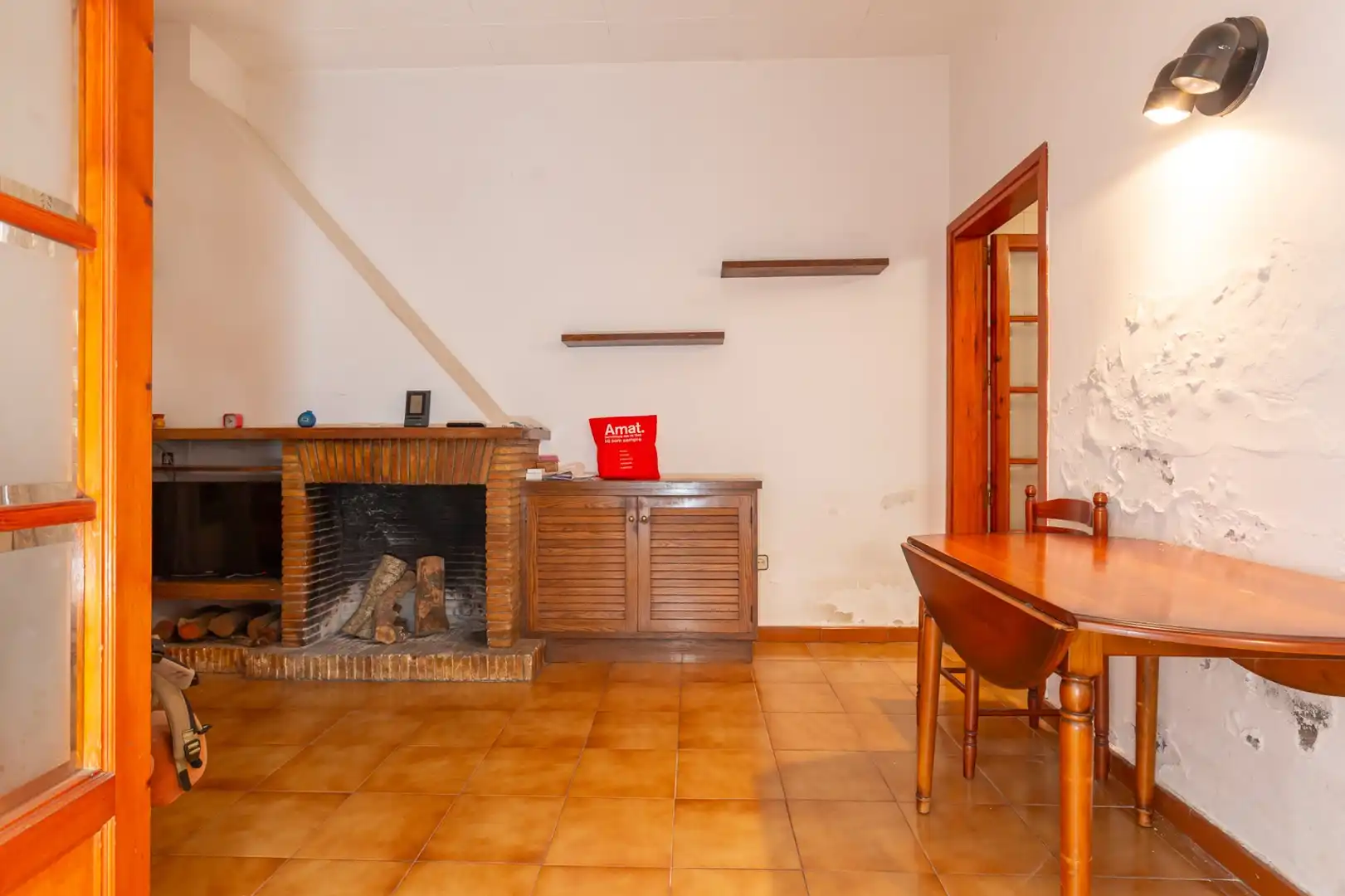 Sala de estar de Casa adosada en venta en Esplugues de Llobregat con Calefacción, Terraza y Alarma