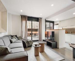 Living room of Apartment to share in  Barcelona Capital  with Air Conditioner and Terrace