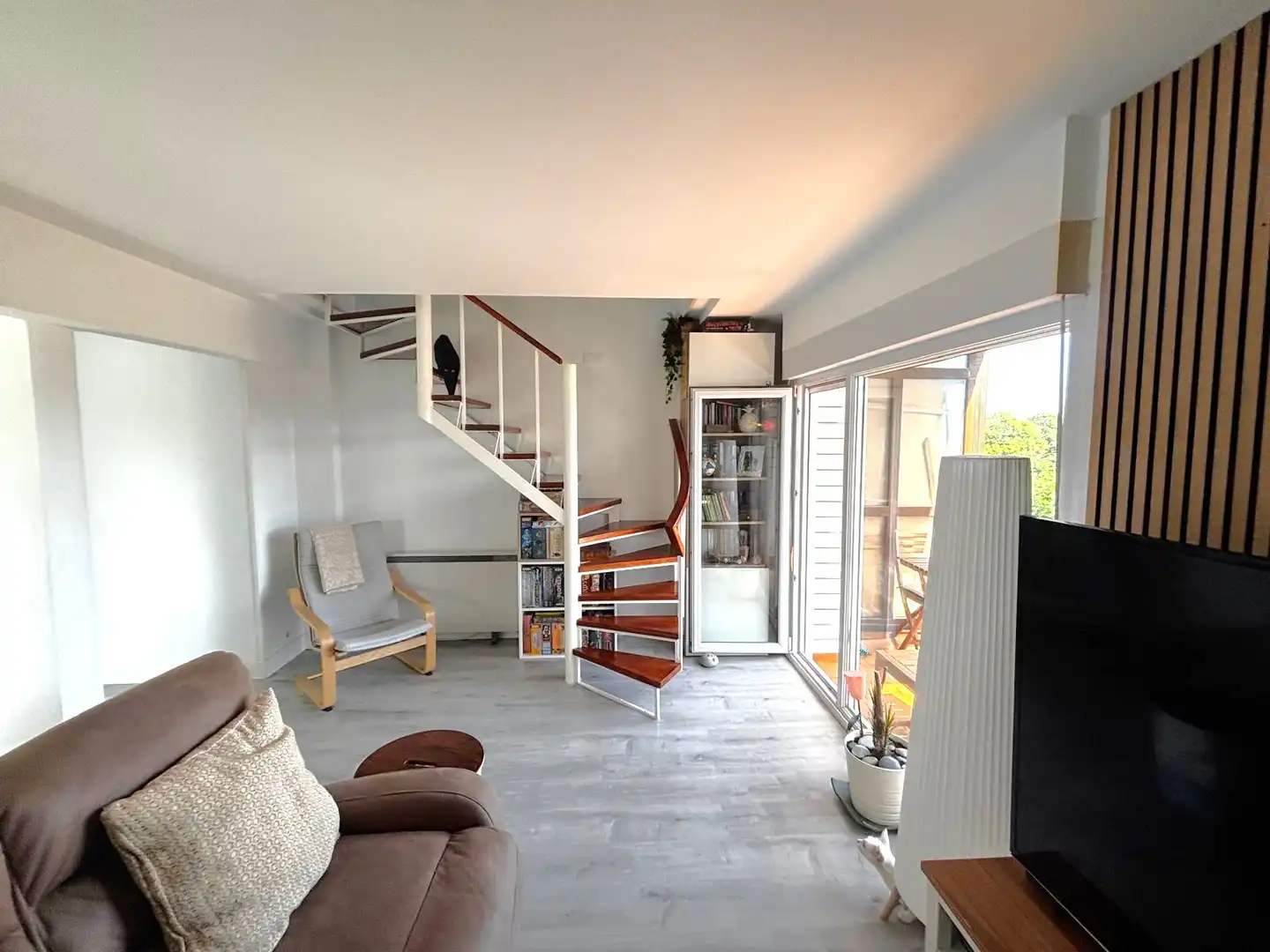 Sala de estar de Dúplex en venta en Barrika con Calefacción, Terraza y Trastero