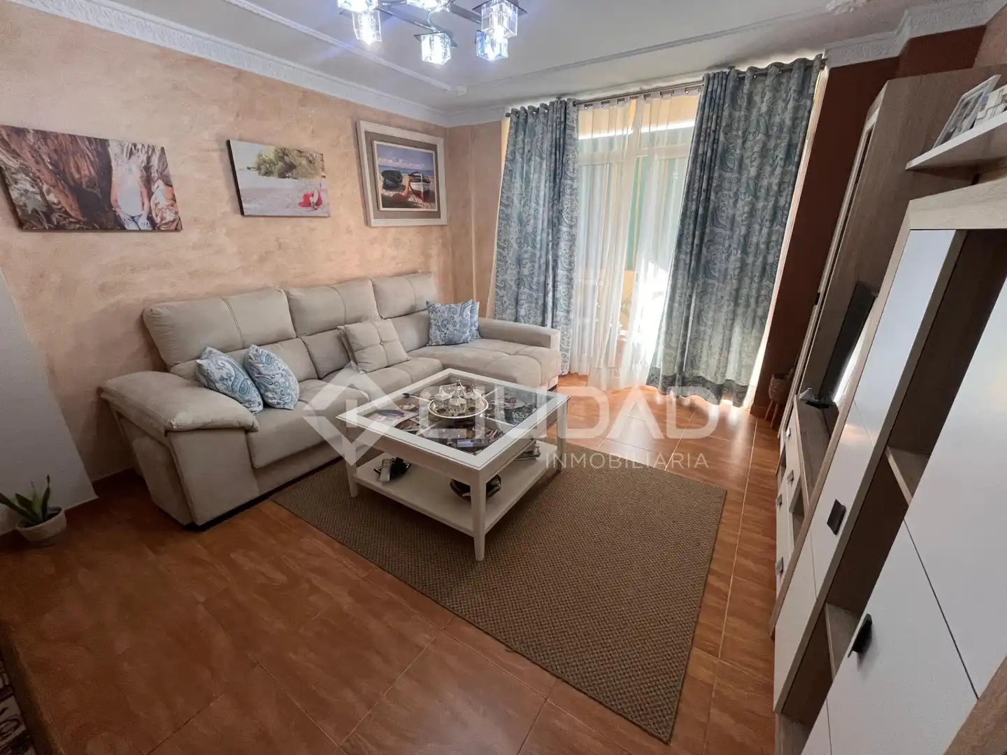 Living room of Flat for sale in Sanlúcar de Barrameda  with Air Conditioner and Balcony