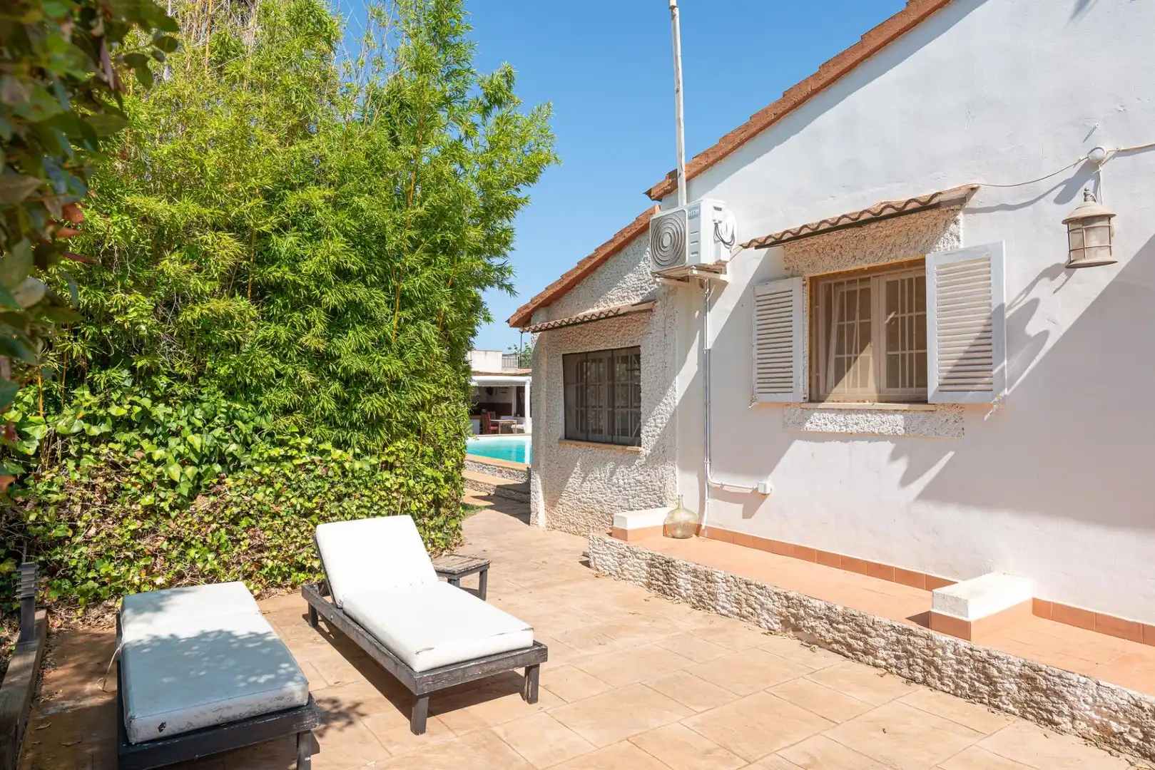 Terraza de Finca rústica en venta en Llucmajor con Aire acondicionado, Calefacción y Jardín privado