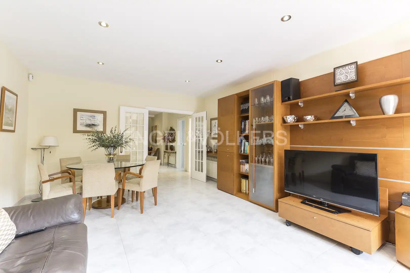 Sala de estar de Casa o chalet en venta en Barcelona con Calefacción, Jardín privado y Terraza