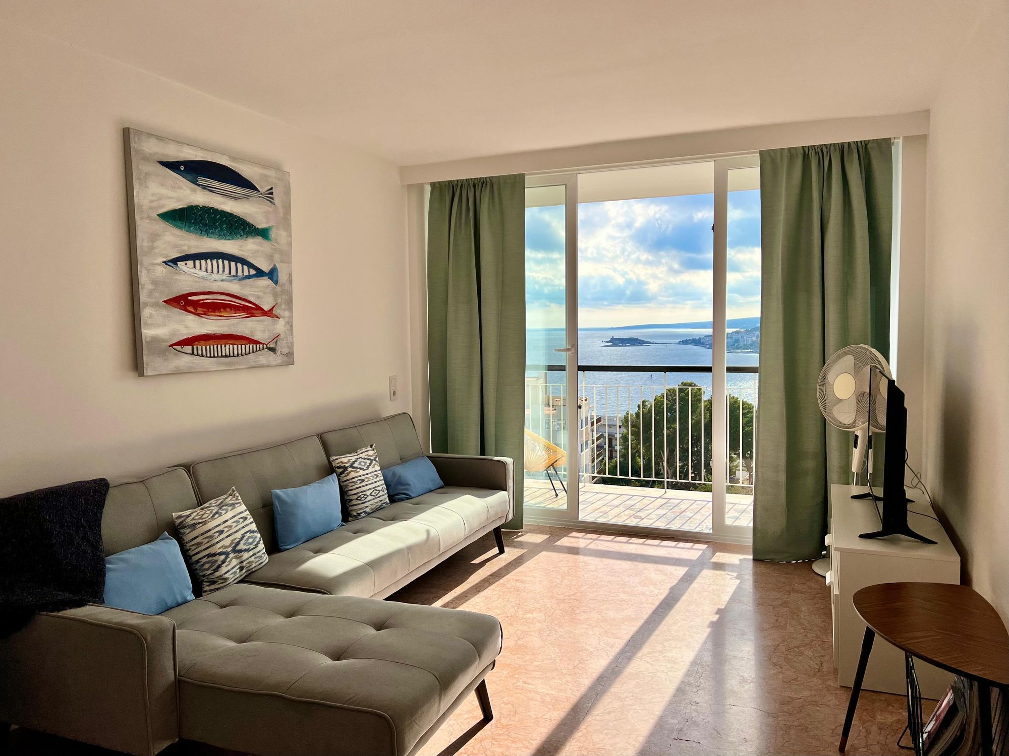 Living room of Apartment for rent in  Palma de Mallorca  with Balcony