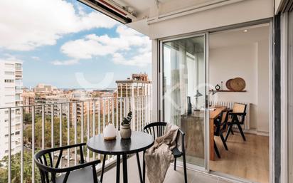 Dormitori de Apartament de lloguer en  Barcelona Capital amb Aire condicionat i Terrassa