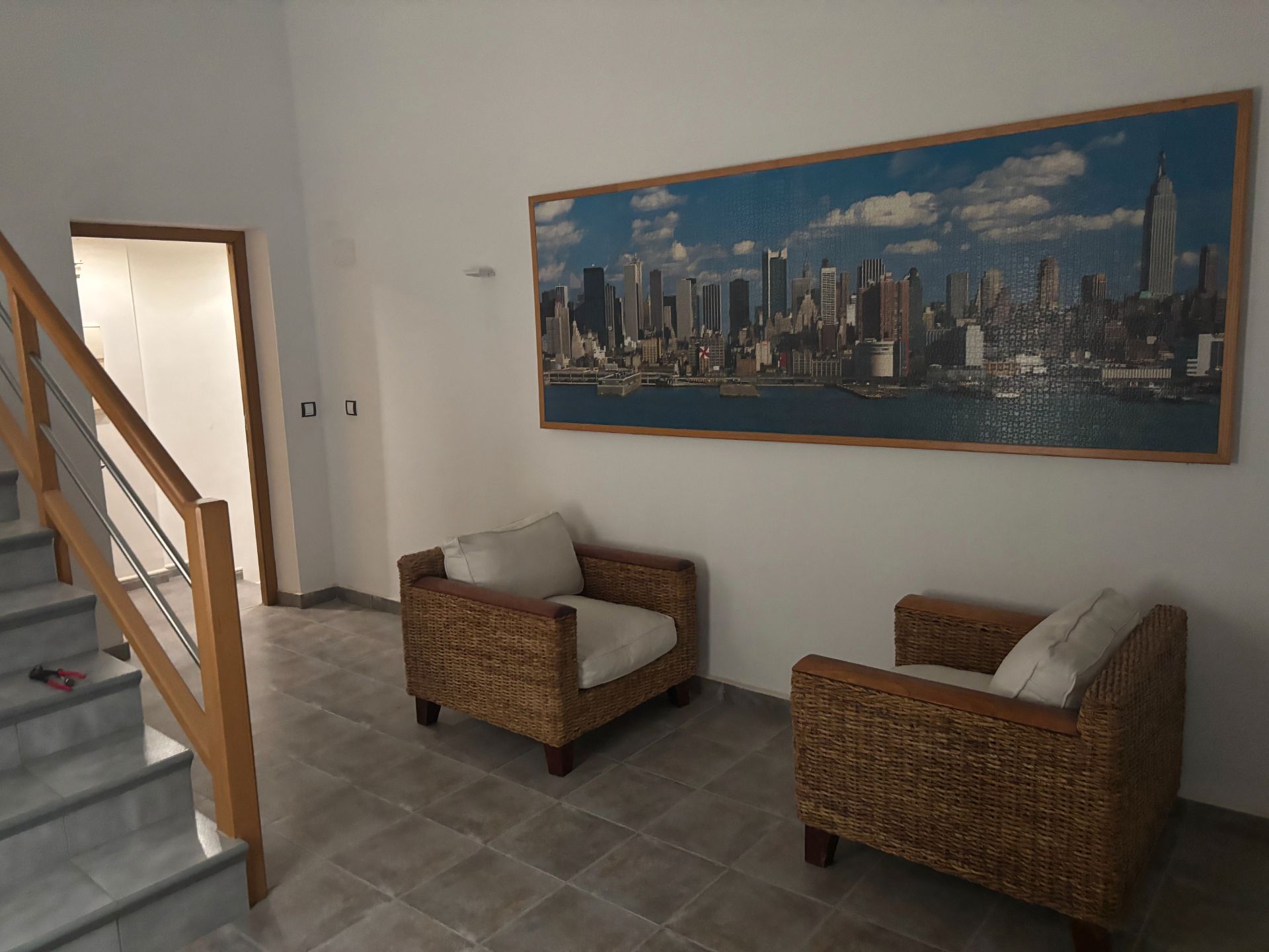 Living room of Flat for sale in Pina de Ebro  with Air Conditioner, Heating and Terrace