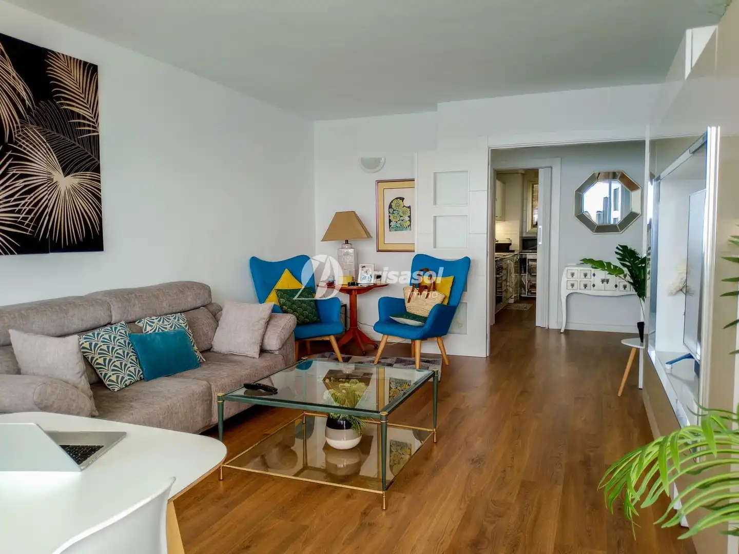 Sala de estar de Apartamento en venta en Mont-roig del Camp con Aire acondicionado, Calefacción y Terraza