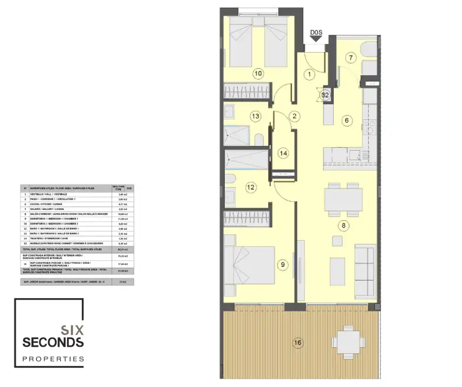 Erdgeschosswohnung mit Pool zum Verkauf in Orihuela Costa, imagen 10