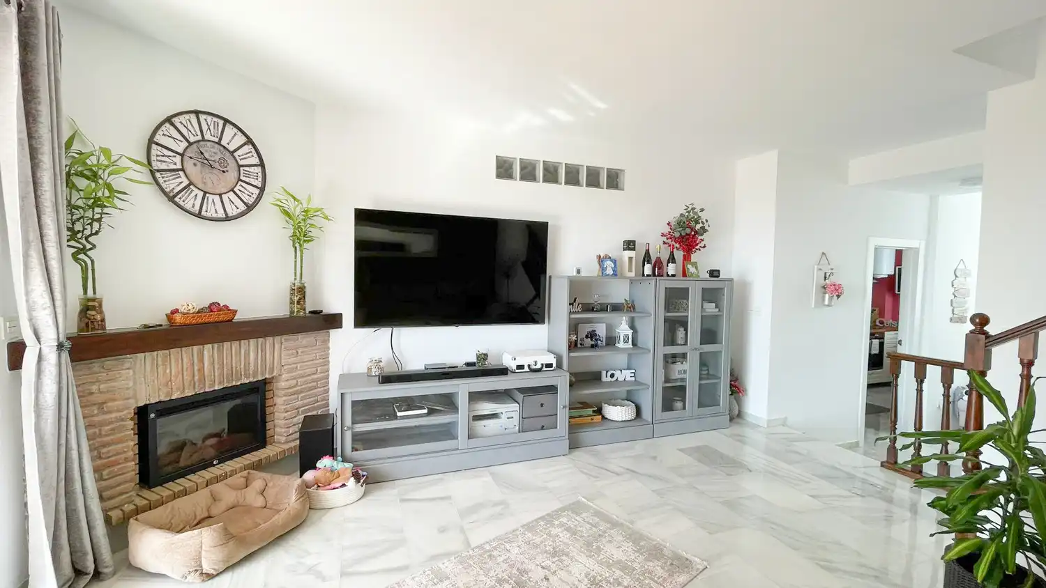 Living room of Detached homes for rent in Mijas  with Terrace, Swimming Pool and Pets allowed
