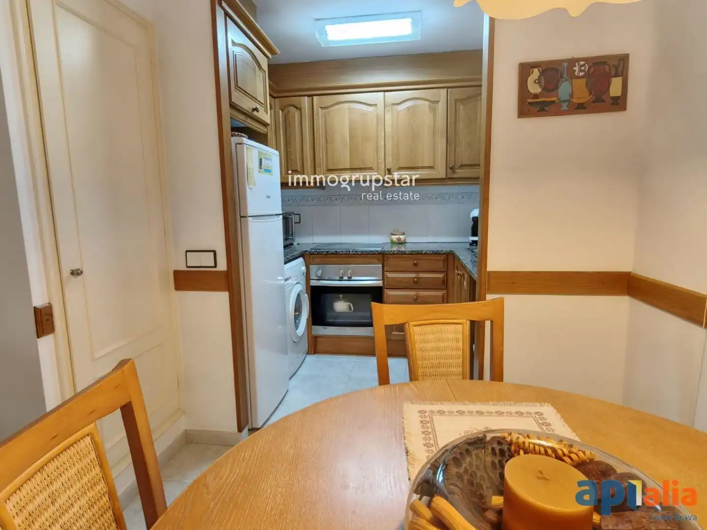 Cocina de Apartamento en venta en Calonge i Sant Antoni con Trastero, Piscina y Amueblado
