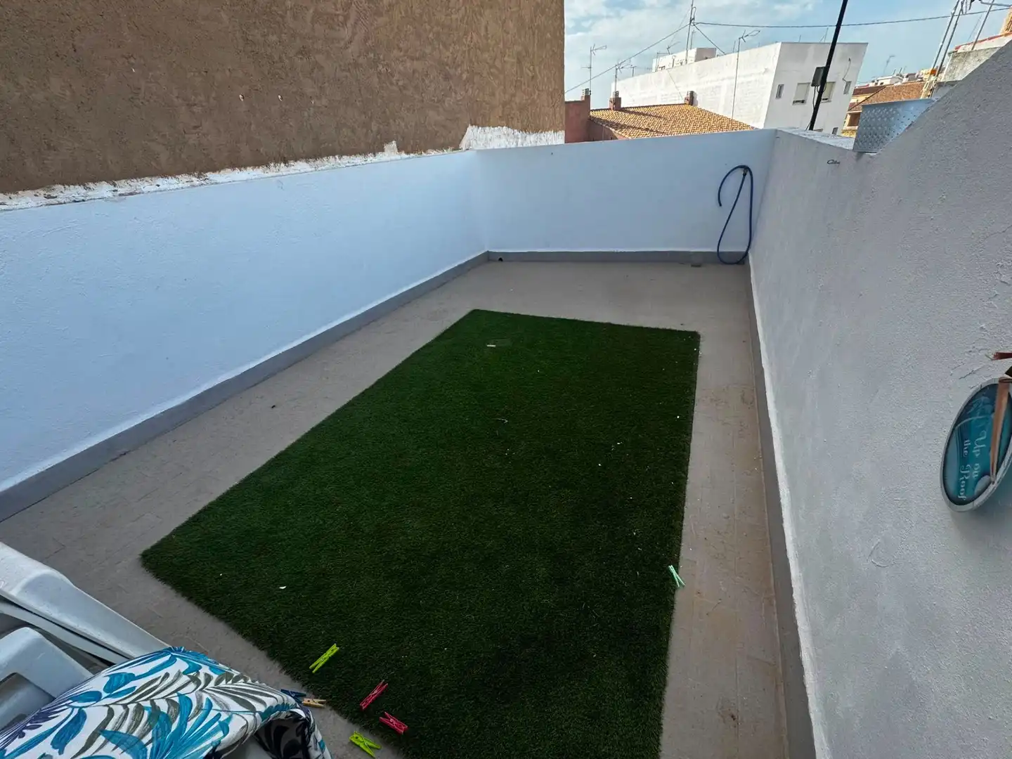 Terrace of Duplexes for sale in San Pedro del Pinatar  with Air Conditioner, Private garden and Storage room